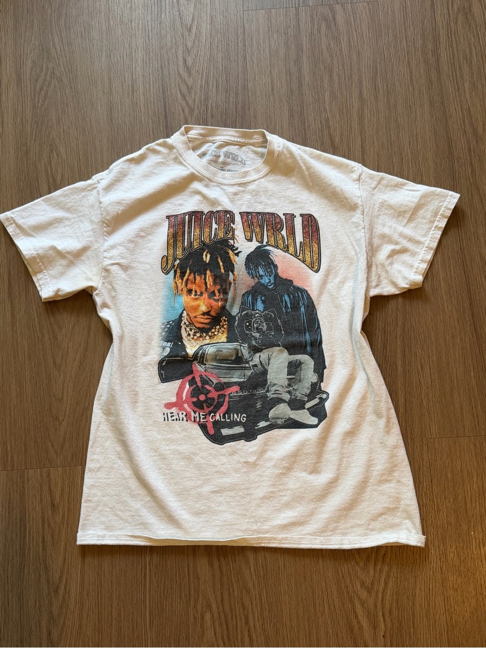 Juice WRLD Hear Me Calling Graphic T-Shirt Men’s Medium Rap Hip Hop Tee